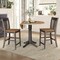 International Concepts Round 42 in W, 42 in L, 36.3 in H, Wood, Hickory/Washed Coal K45-42DPT-27B-S102-2 - alternate 9